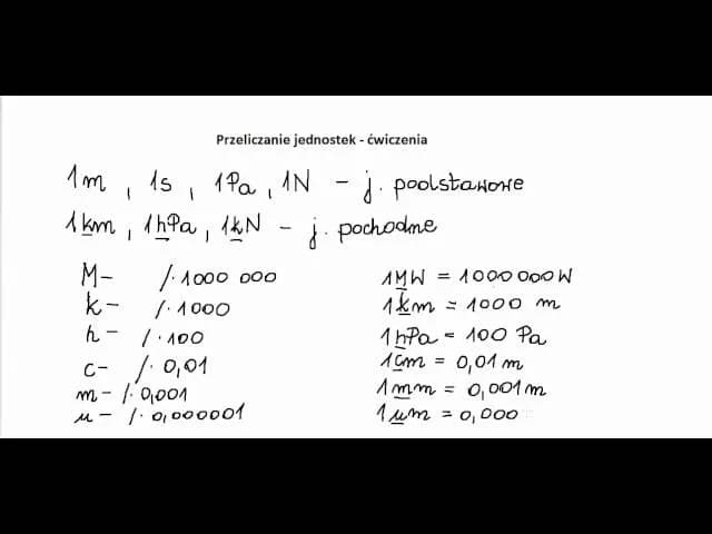 Co to są przedrostki w fizyce i jak ułatwiają zrozumienie jednostek? Co to są przedrostki w fizyce i jak ułatwiają zrozumienie jednostek?