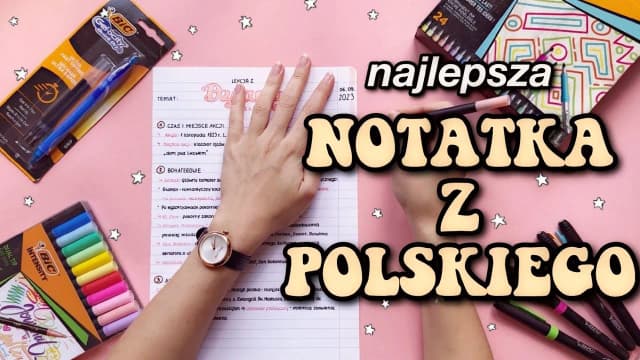 Jak podpisać zeszyt do polskiego, aby był estetyczny i funkcjonalny Jak podpisać zeszyt do polskiego, aby był estetyczny i funkcjonalny